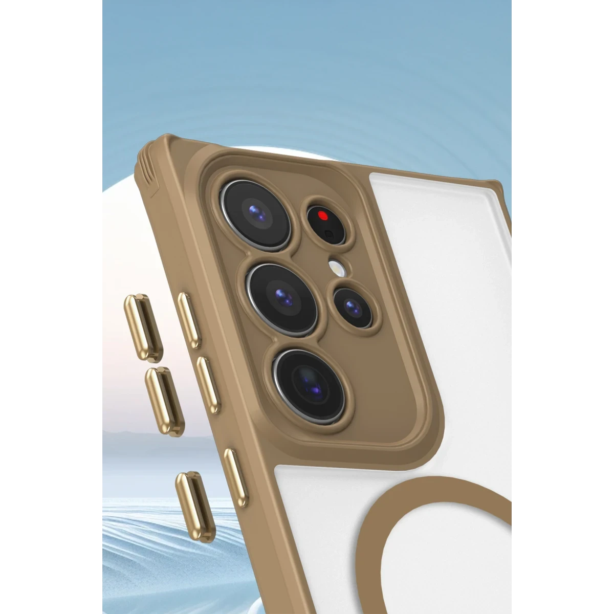 Newface Samsung Galaxy S25 Ultra Kılıf Enka Magsafe Silikon Kılıf - Siyah — görsel 6