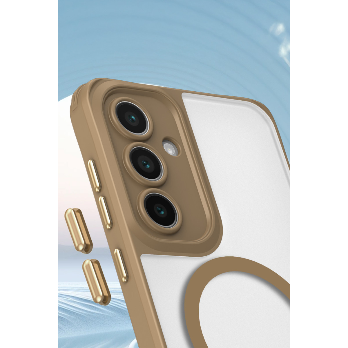 Newface Samsung Galaxy S23 Kılıf Enka Magsafe Silikon Kılıf - Siyah — görsel 10