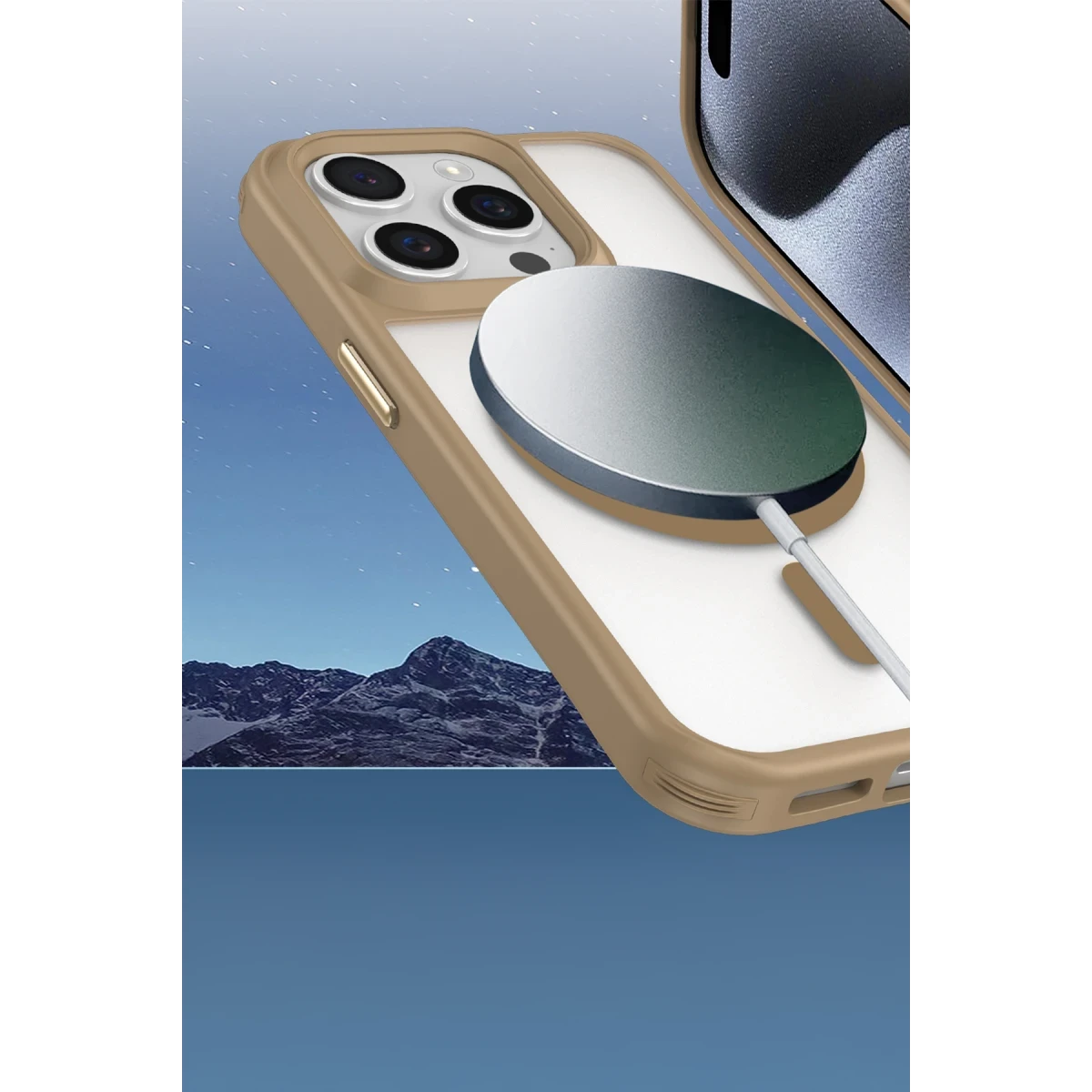 Newface Apple iPhone 16 Pro Kılıf Enka Magsafe Silikon Kılıf - Siyah — görsel 8