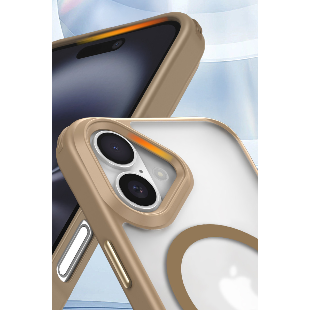 Newface Apple iPhone 16 Plus Kılıf Enka Magsafe Silikon Kılıf - Siyah — görsel 10
