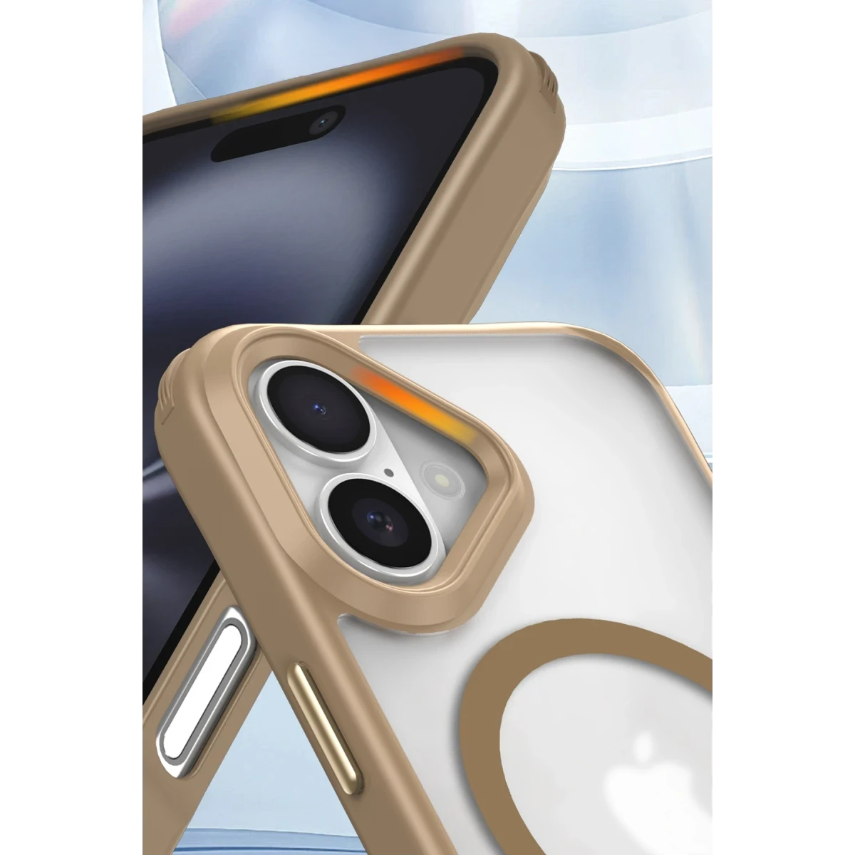 Newface Apple iPhone 16 Kılıf Enka Magsafe Silikon Kılıf - Siyah — görsel 7