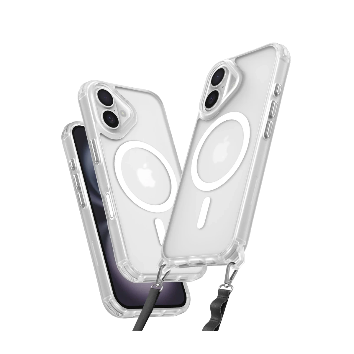 Newface Apple iPhone 16 Kılıf Enka Magsafe Silikon Kılıf - Siyah — görsel 10