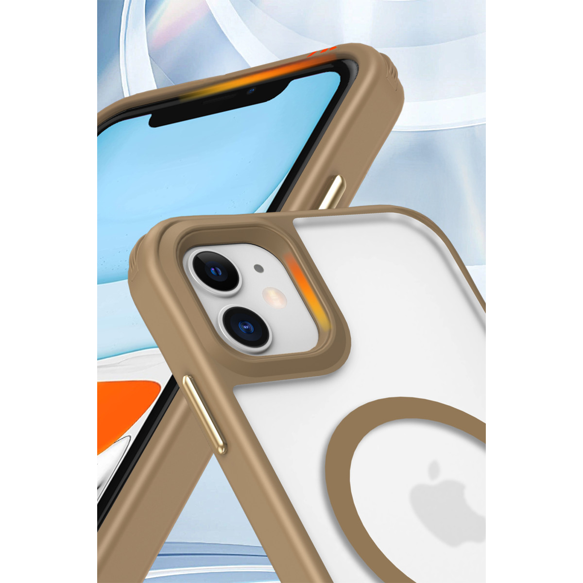 Newface Apple iPhone 12 Kılıf Enka Magsafe Silikon Kılıf - Siyah — görsel 12