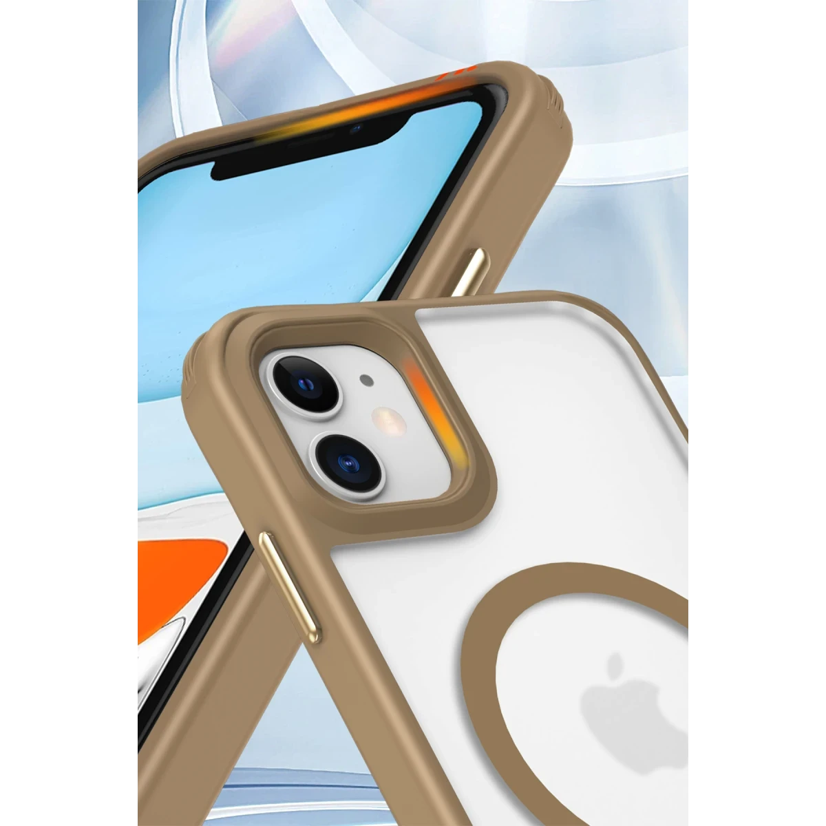 Newface Apple iPhone 11 Kılıf Enka Magsafe Silikon Kılıf - Siyah — görsel 8