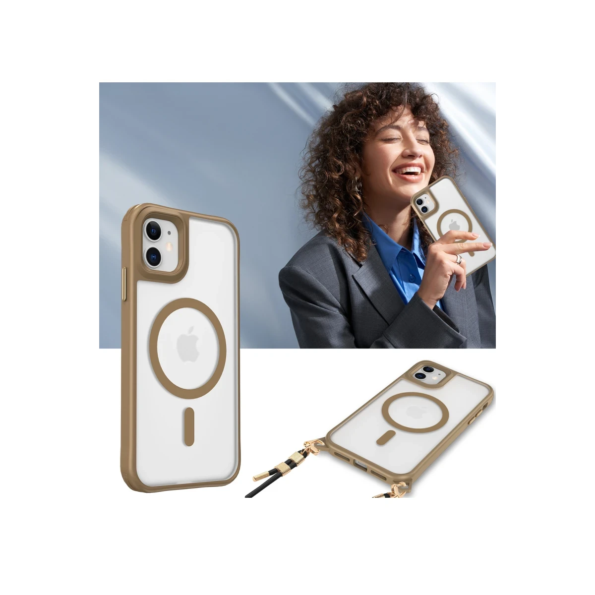 Newface Apple iPhone 11 Kılıf Enka Magsafe Silikon Kılıf - Siyah — görsel 7