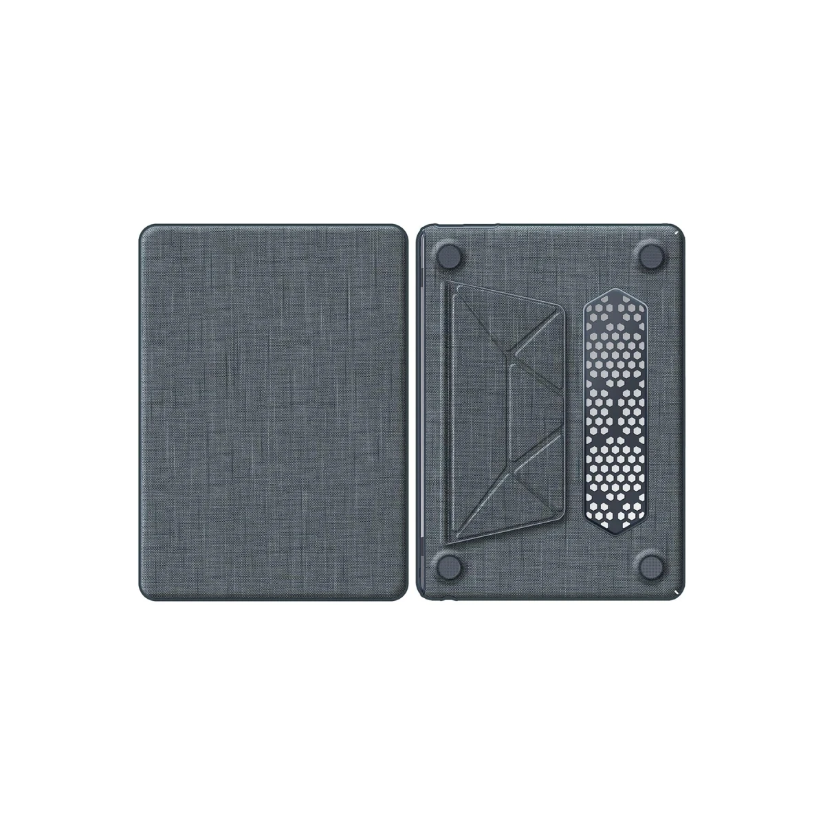 Newface Apple Macbook Pro 13 2020 Macbook Kumaş Kapak - Gri — görsel 6