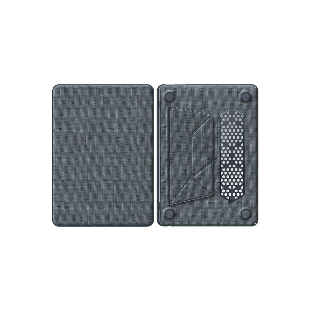 Newface Apple Macbook Pro 13 2020 Macbook Kumaş Kapak - Gri — görsel 10