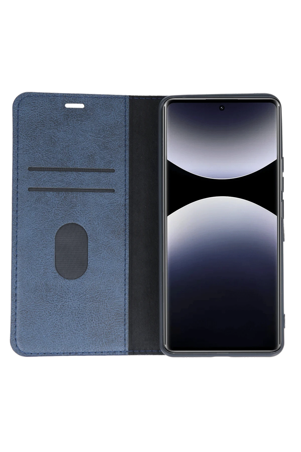 Newface Xiaomi Redmi Note 14 4G Kılıf Trend S Plus Kapaklı Kılıf - Lacivert