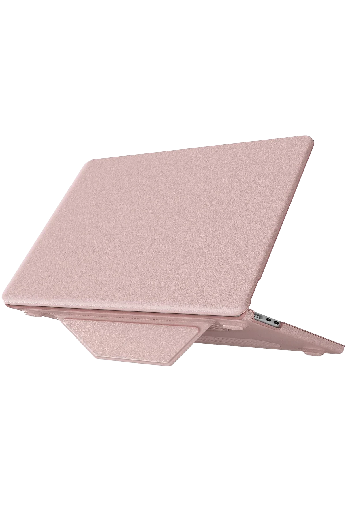 Newface Macbook Pro 14 2021 Macbook Deri Kapak - Pembe