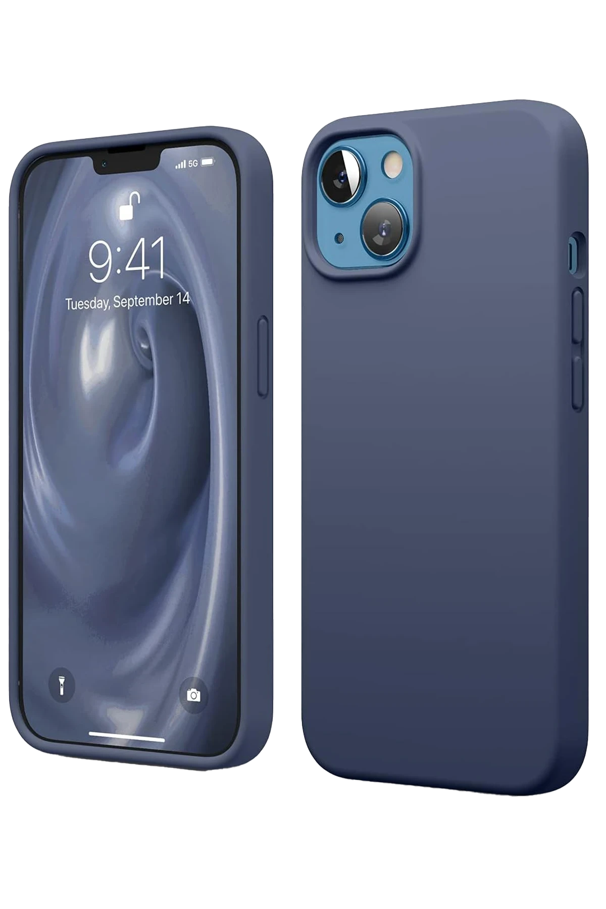 Newface iPhone 14 Kılıf First Silikon - Lacivert