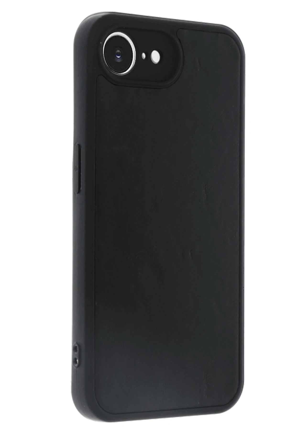 Newface iPhone 16E Kılıf Aras Deri Kapak - Siyah