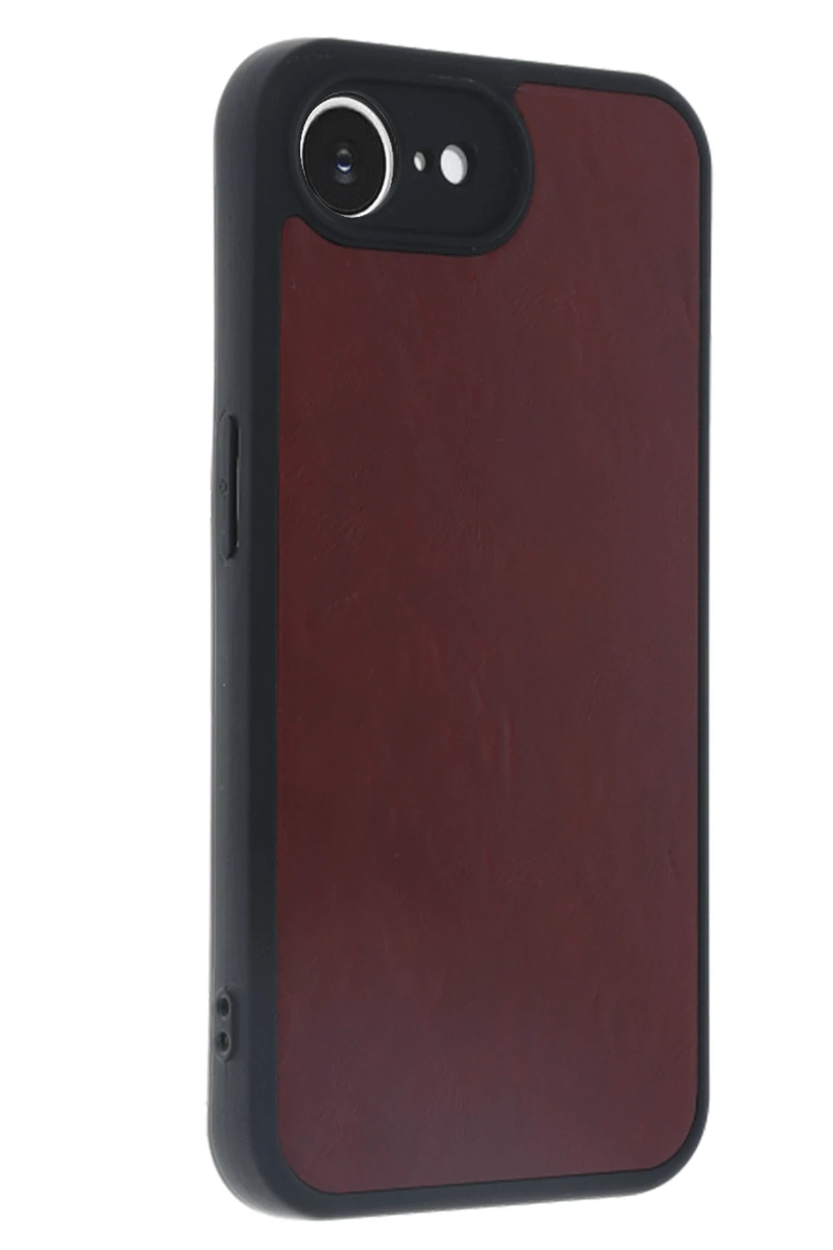 Newface iPhone 16E Kılıf Aras Deri Kapak - Bordo