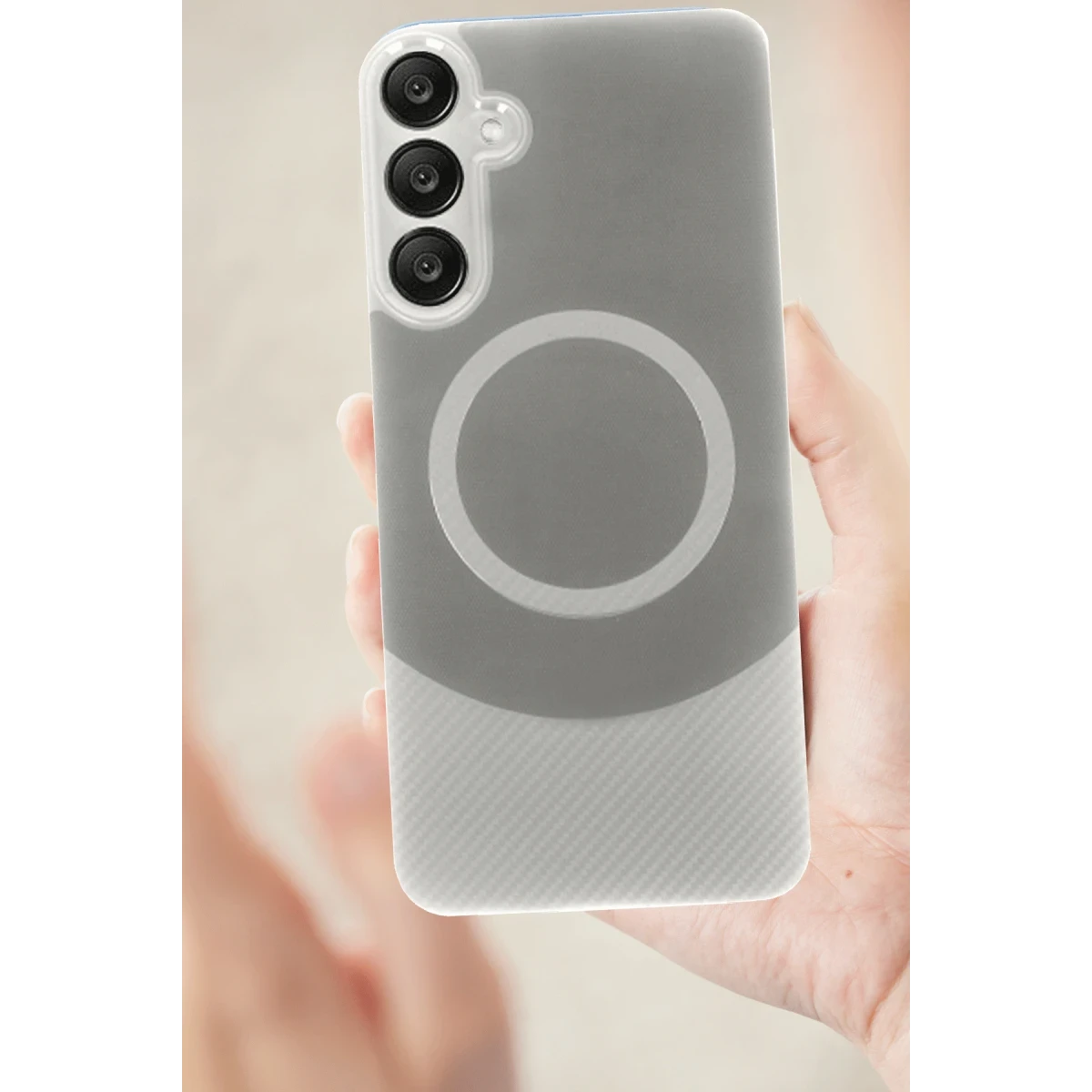 Newface Samsung A26 Kılıf Maya Karbon Kapak - Siyah — görsel 6