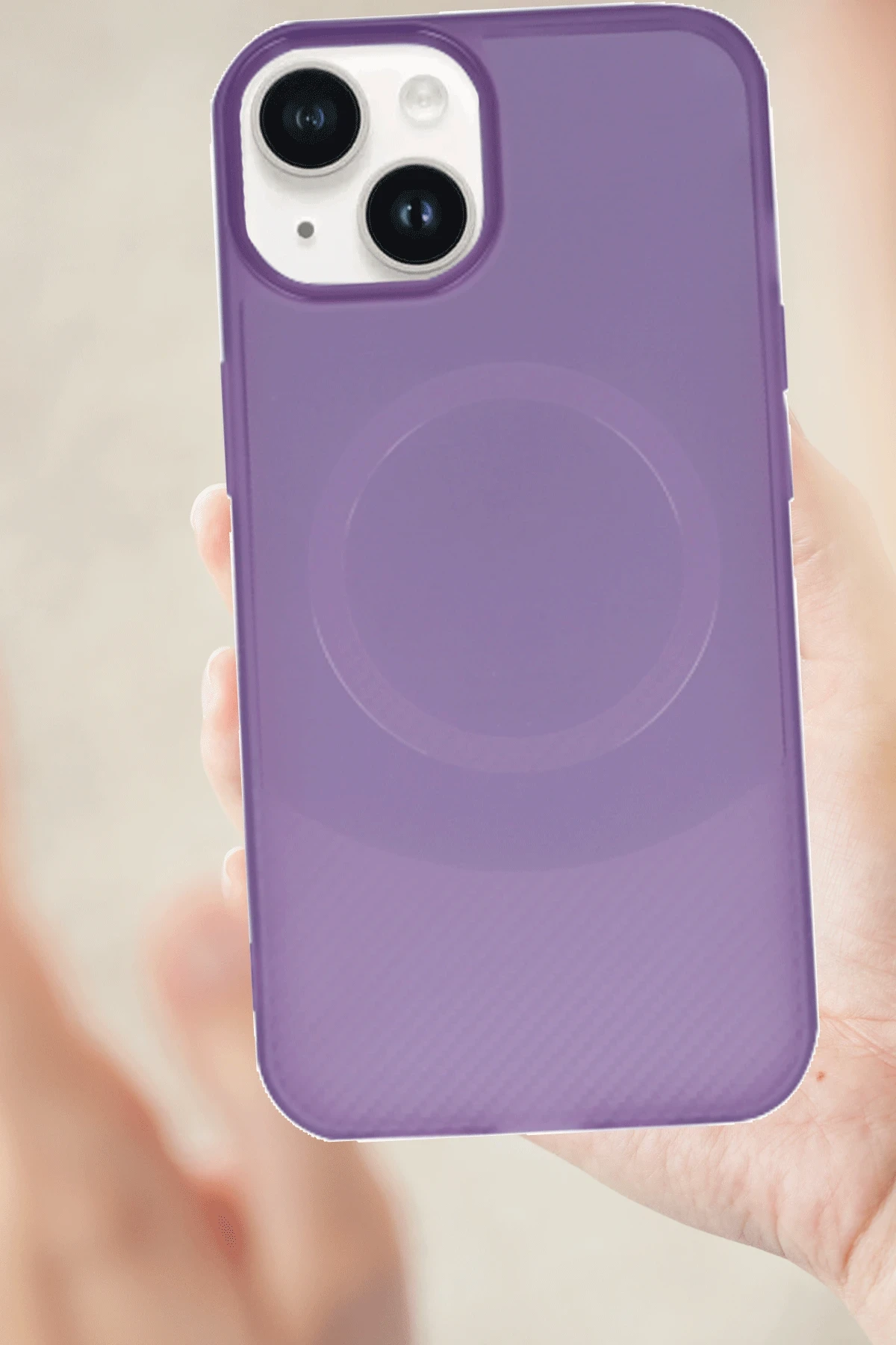 Newface Apple iPhone 14 Kılıf Maya Karbon Kapak - Siyah — görsel 3