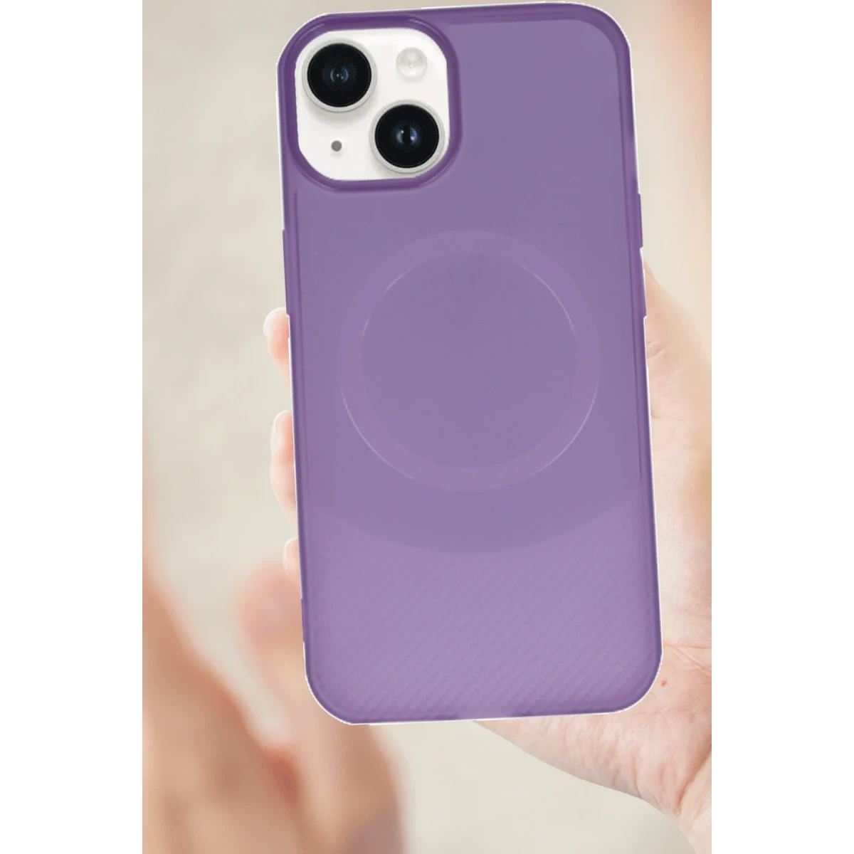 Newface Apple iPhone 14 Kılıf Maya Karbon Kapak - Siyah — görsel 6