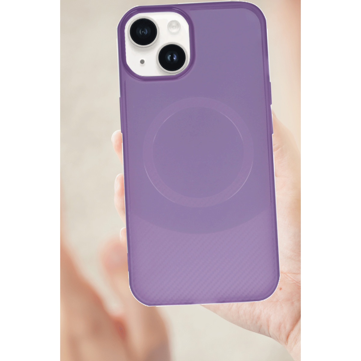 Newface Apple iPhone 14 Kılıf Maya Karbon Kapak - Siyah — görsel 9