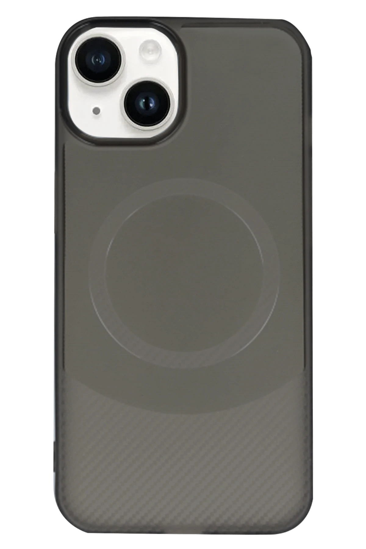 Newface Apple iPhone 14 Kılıf Maya Karbon Kapak - Siyah — görsel 2