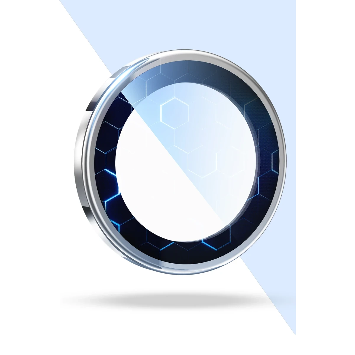 Keephone Apple iPhone 16 Pro Max Bright PVD Metal Kamera Lens - Titanyum
