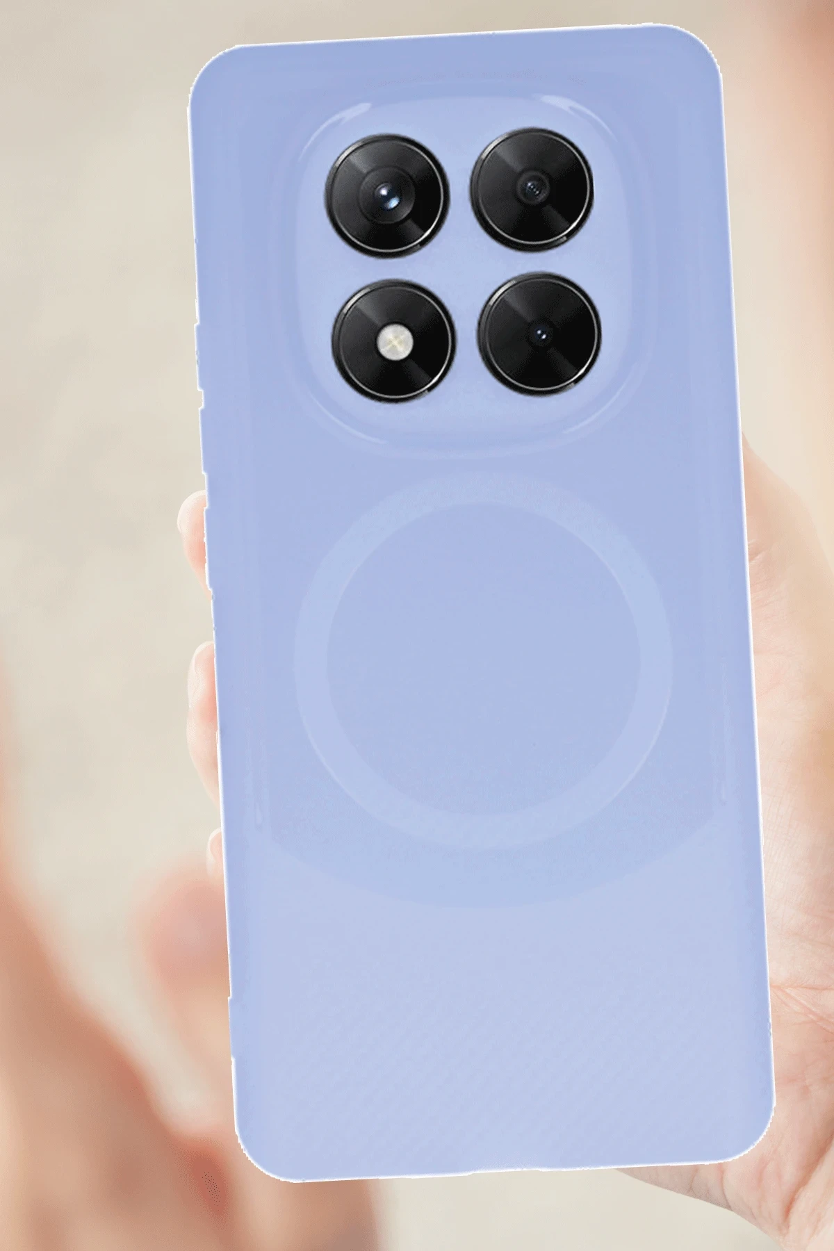 Newface Xiaomi Redmi Note 14 Pro 4G Kılıf Maya Karbon Kapak - Kahverengi