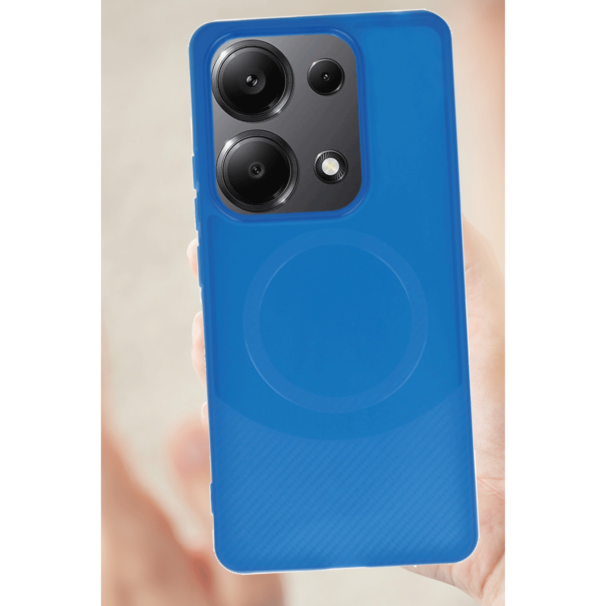 Newface Xiaomi Redmi Note 13 Pro 4G Kılıf Maya Karbon Kapak - Siyah — görsel 9