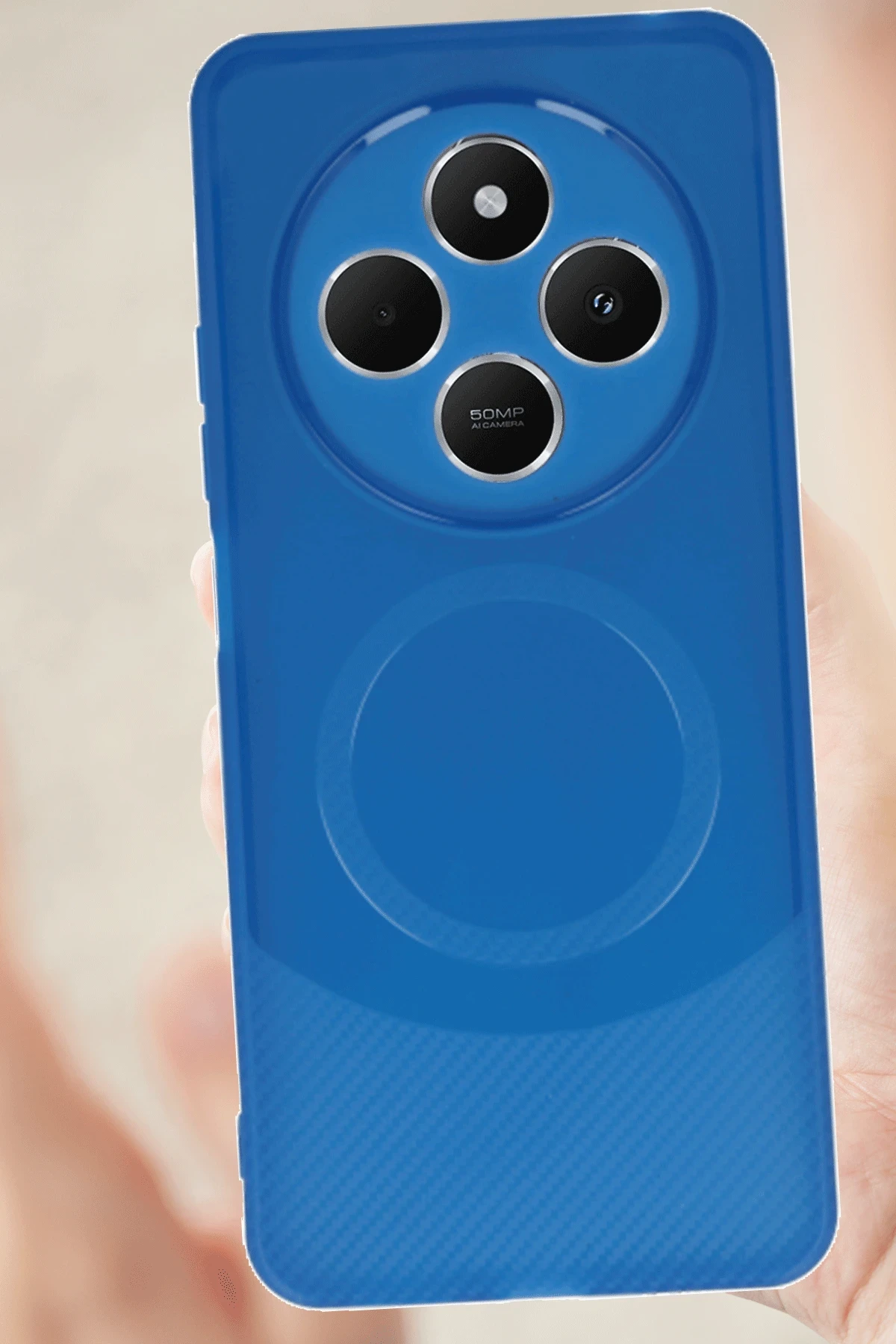 Newface Xiaomi Redmi 14C Kılıf Maya Karbon Kapak - Siyah — görsel 3