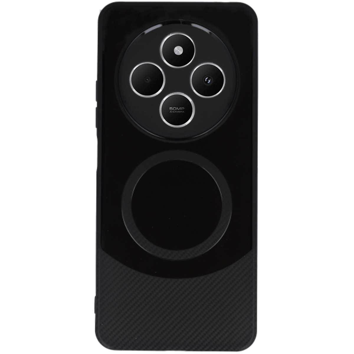 Newface Xiaomi Redmi 14C Kılıf Maya Karbon Kapak - Siyah — görsel 8