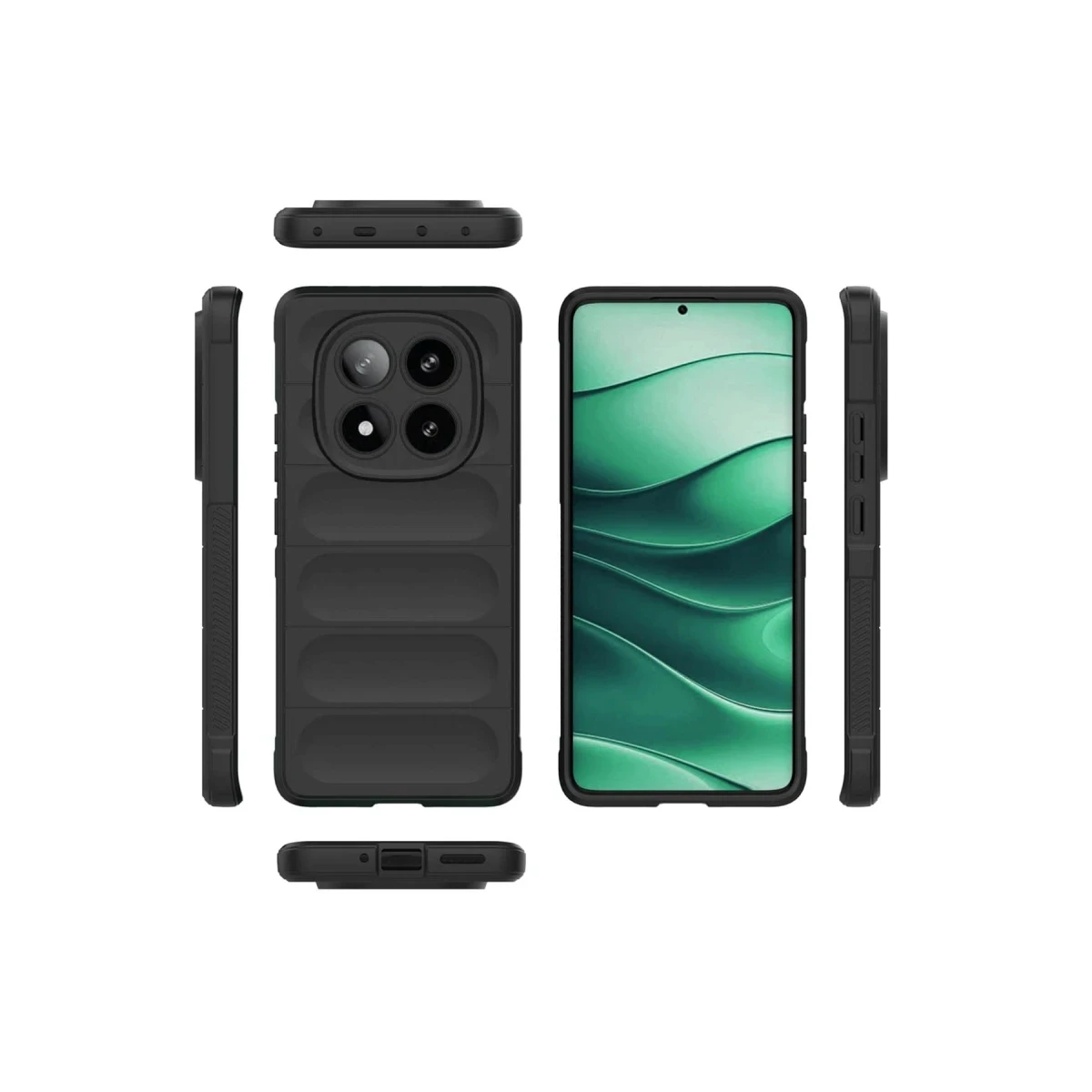 Newface Xiaomi Redmi Note 14 Pro 4G Kılıf Optimum Silikon - Siyah — görsel 7