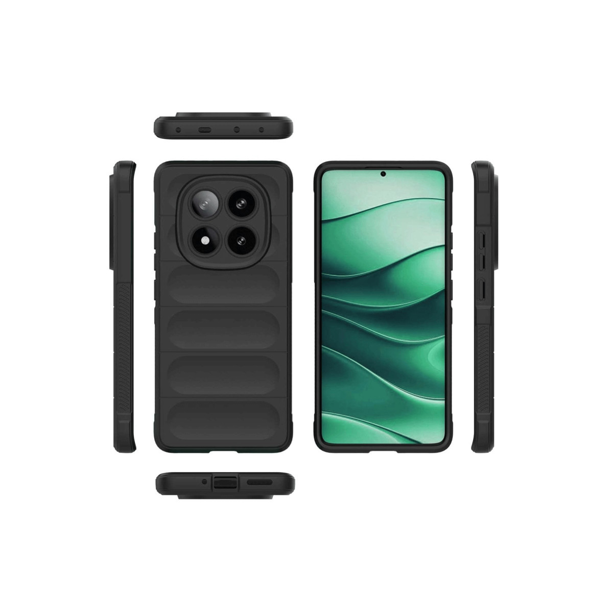 Newface Xiaomi Redmi Note 14 Pro 4G Kılıf Optimum Silikon - Siyah — görsel 11