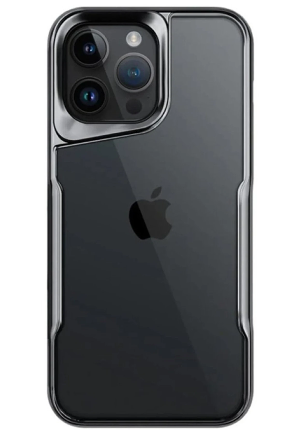 Newface iPhone 14 Pro Max Kılıf Boyi Silikon Kapak - Titan Gri