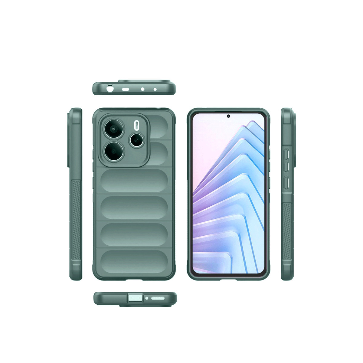 Newface Xiaomi Redmi Note 14 4G Kılıf Optimum Silikon - Siyah — görsel 9