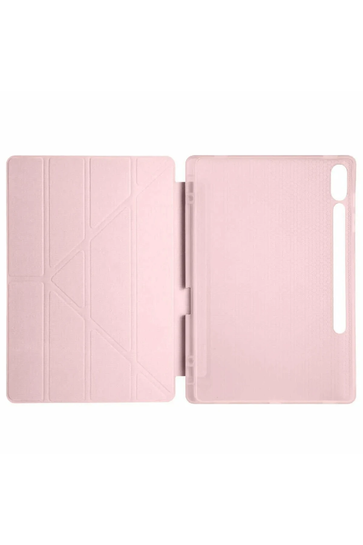 Newface Samsung Galaxy X610 Tab S9 FE Plus 12.4 Kılıf Kalemlikli Mars Tablet Kılıfı - Rose Gold