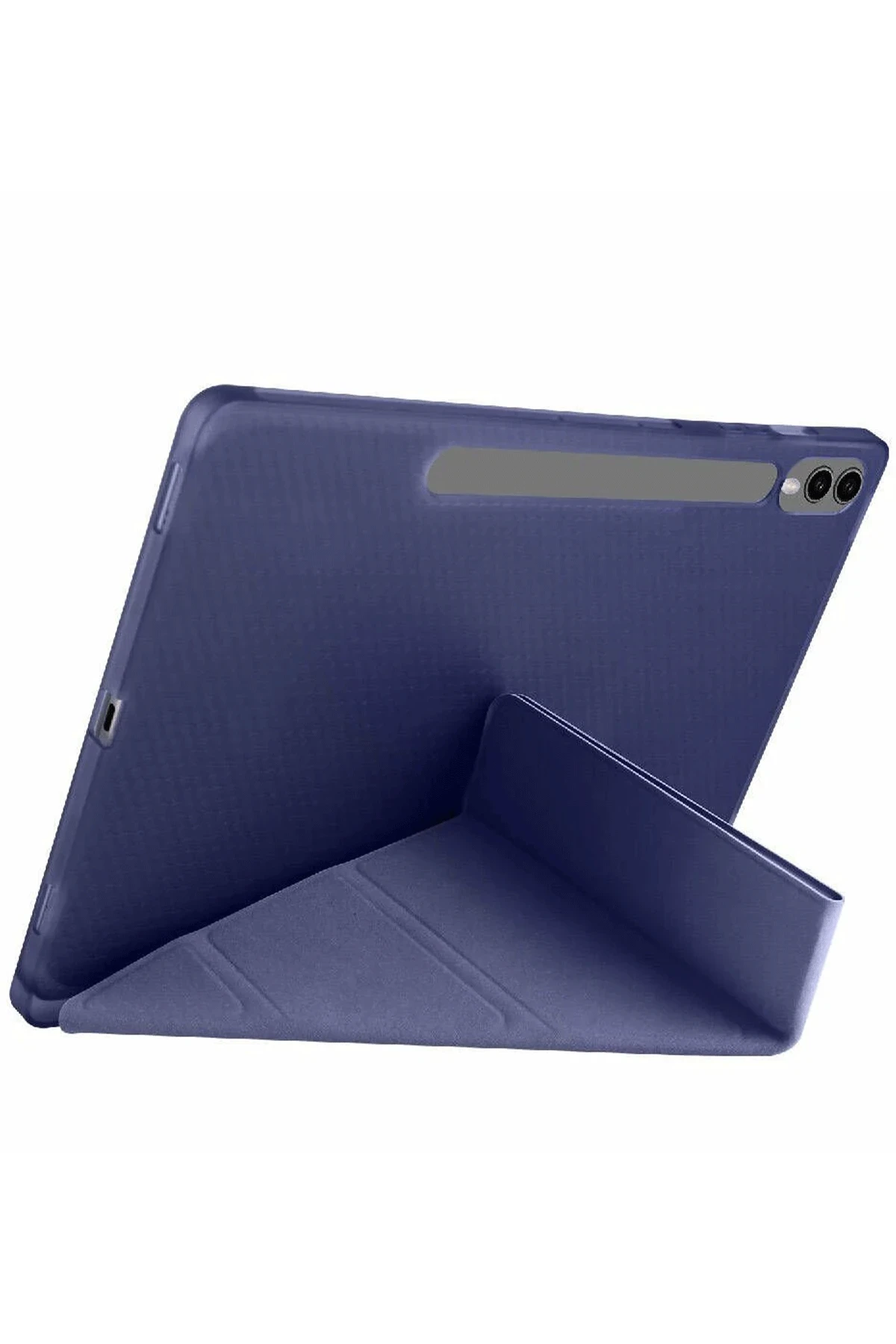 Newface Samsung Galaxy X610 Tab S9 FE Plus 12.4 Kılıf Kalemlikli Mars Tablet Kılıfı - Lacivert