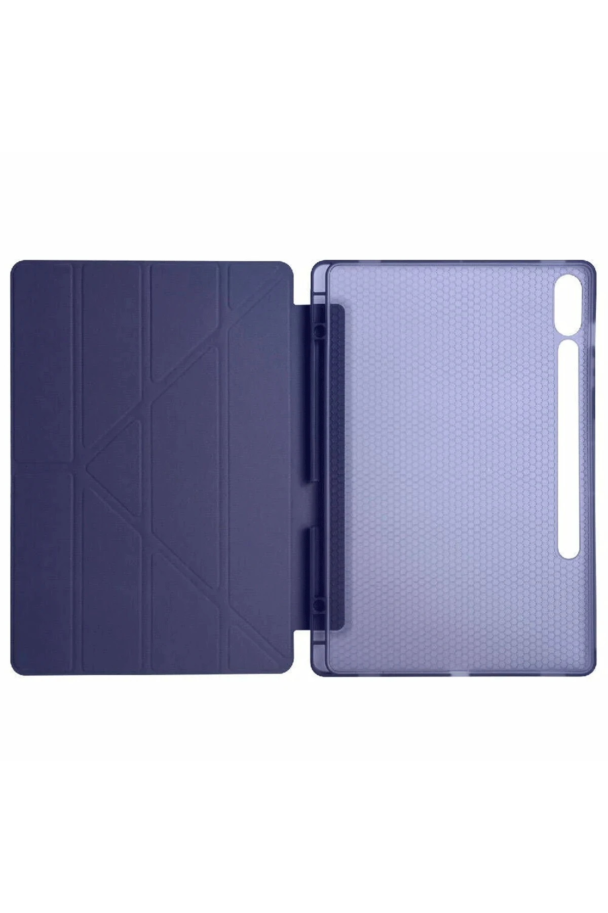 Newface Samsung Galaxy X610 Tab S9 FE Plus 12.4 Kılıf Kalemlikli Mars Tablet Kılıfı - Lacivert