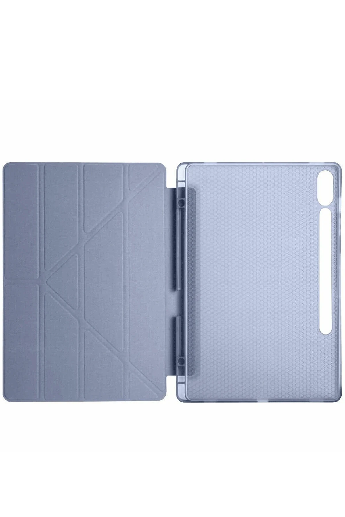 Newface Samsung Galaxy X610 Tab S9 FE Plus 12.4 Kılıf Kalemlikli Mars Tablet Kılıfı - Lila