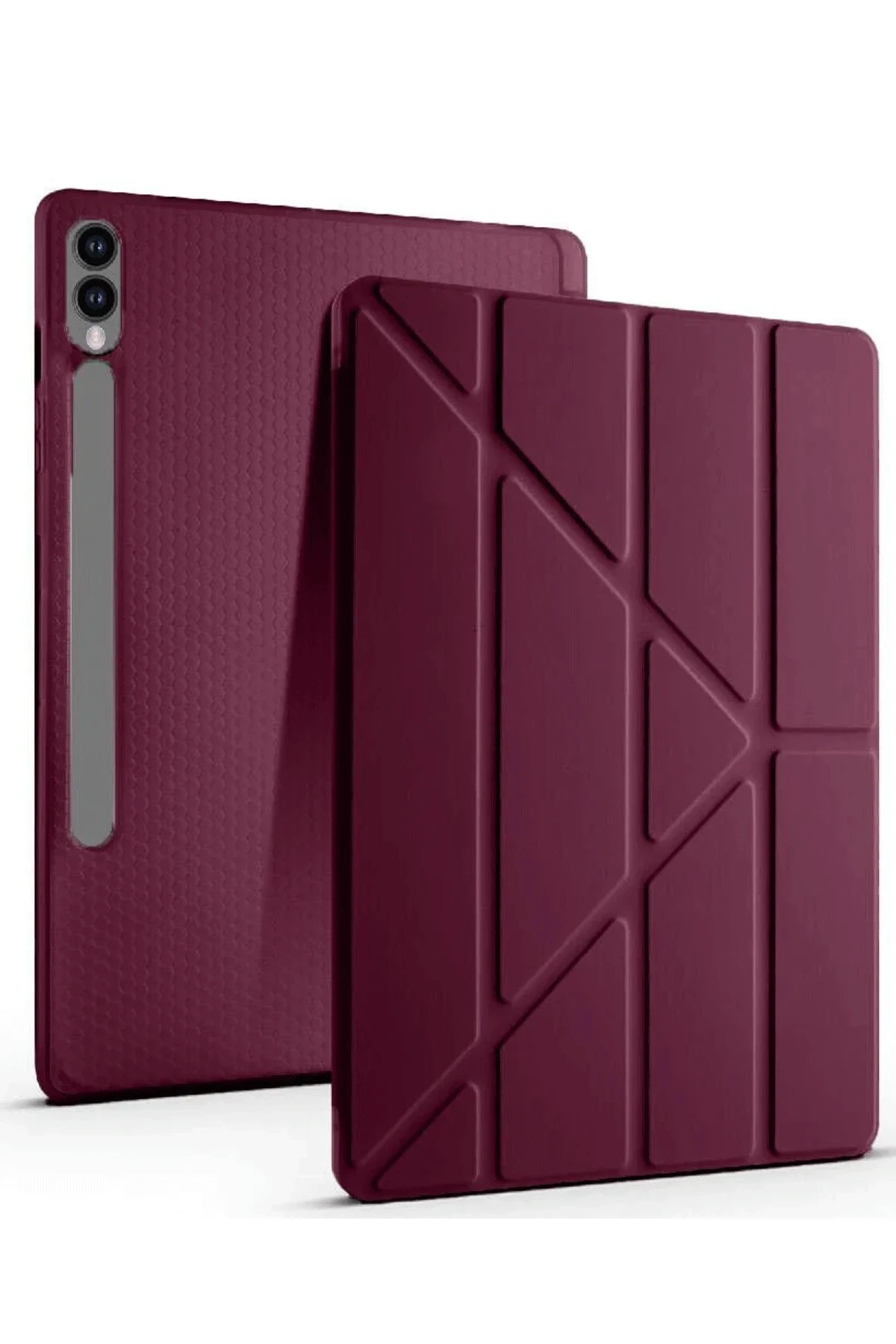 Newface Samsung Galaxy X610 Tab S9 FE Plus 12.4 Kılıf Kalemlikli Mars Tablet Kılıfı - Mor