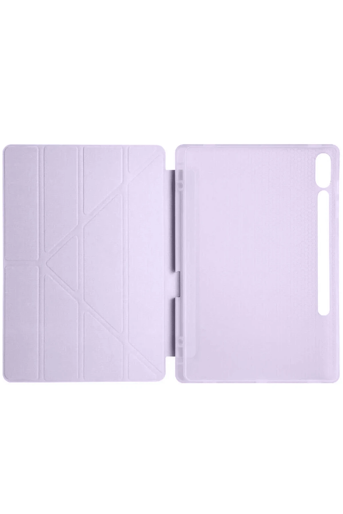 Newface Samsung Galaxy X610 Tab S9 FE Plus 12.4 Kılıf Kalemlikli Mars Tablet Kılıfı - Açık Mor