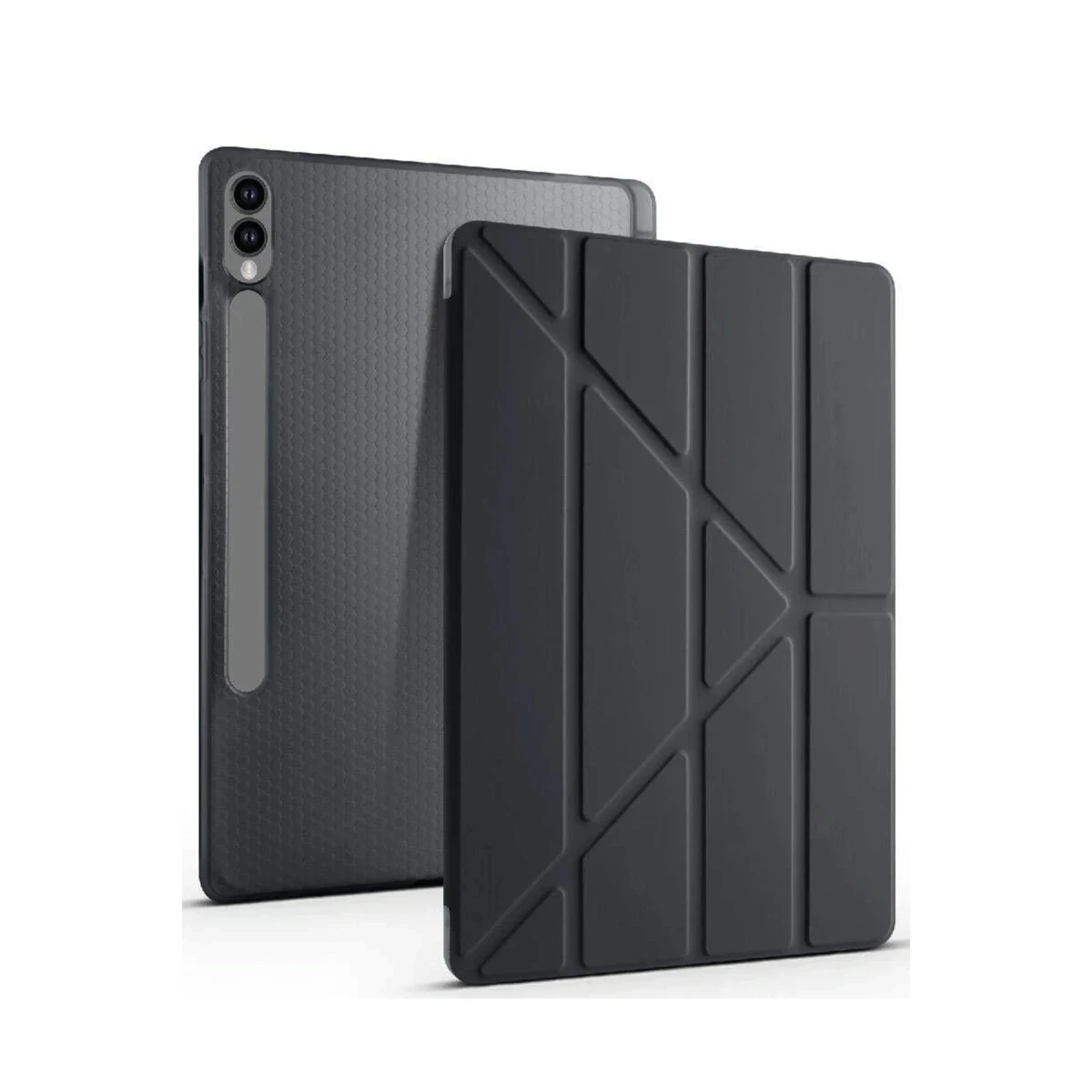 Newface Samsung Galaxy X510 Tab S9 FE 11 Kılıf Kalemlikli Mars Tablet Kılıfı - Siyah — görsel 6