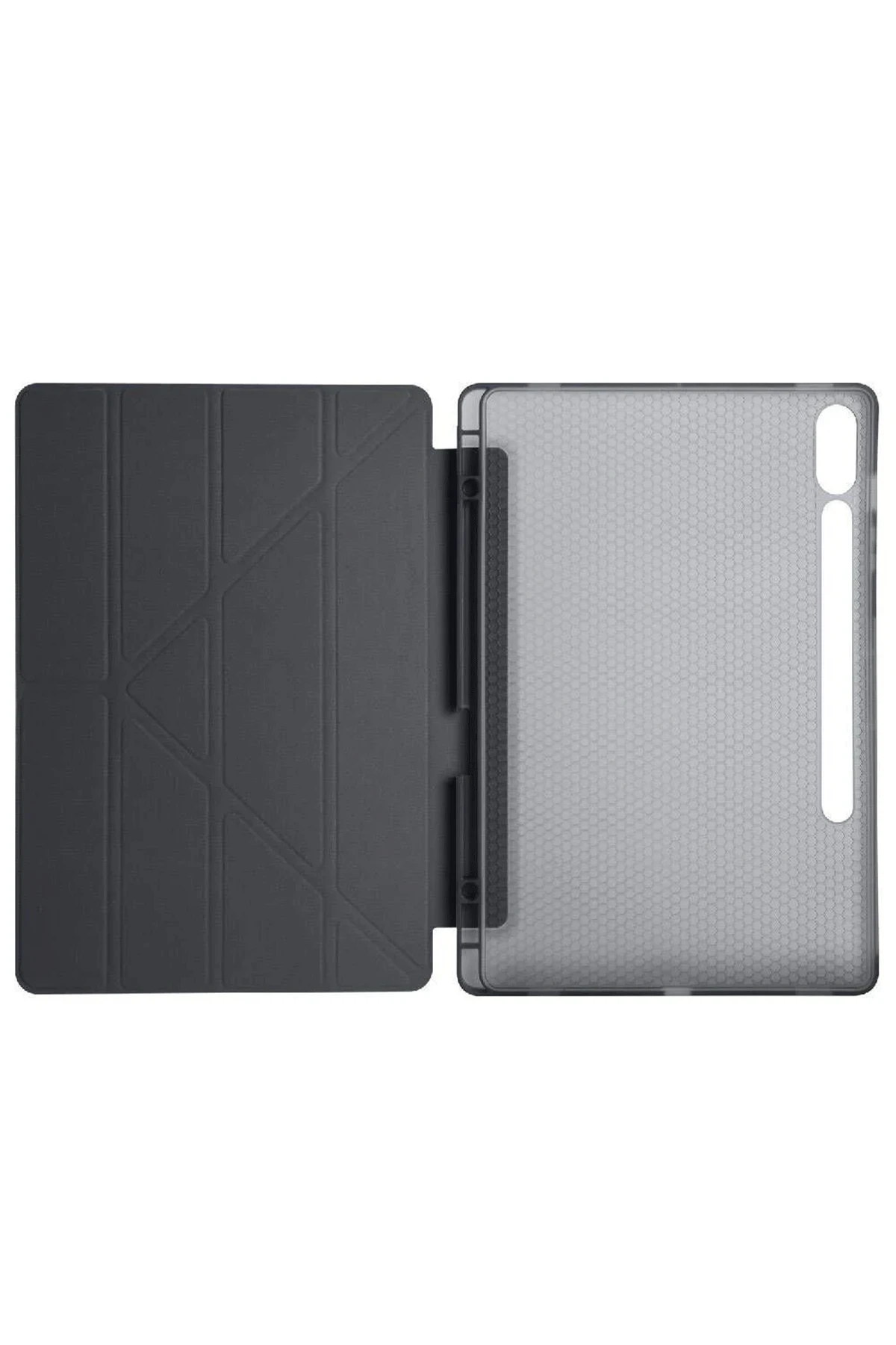 Newface Samsung Galaxy X510 Tab S9 FE 11 Kılıf Kalemlikli Mars Tablet Kılıfı - Siyah