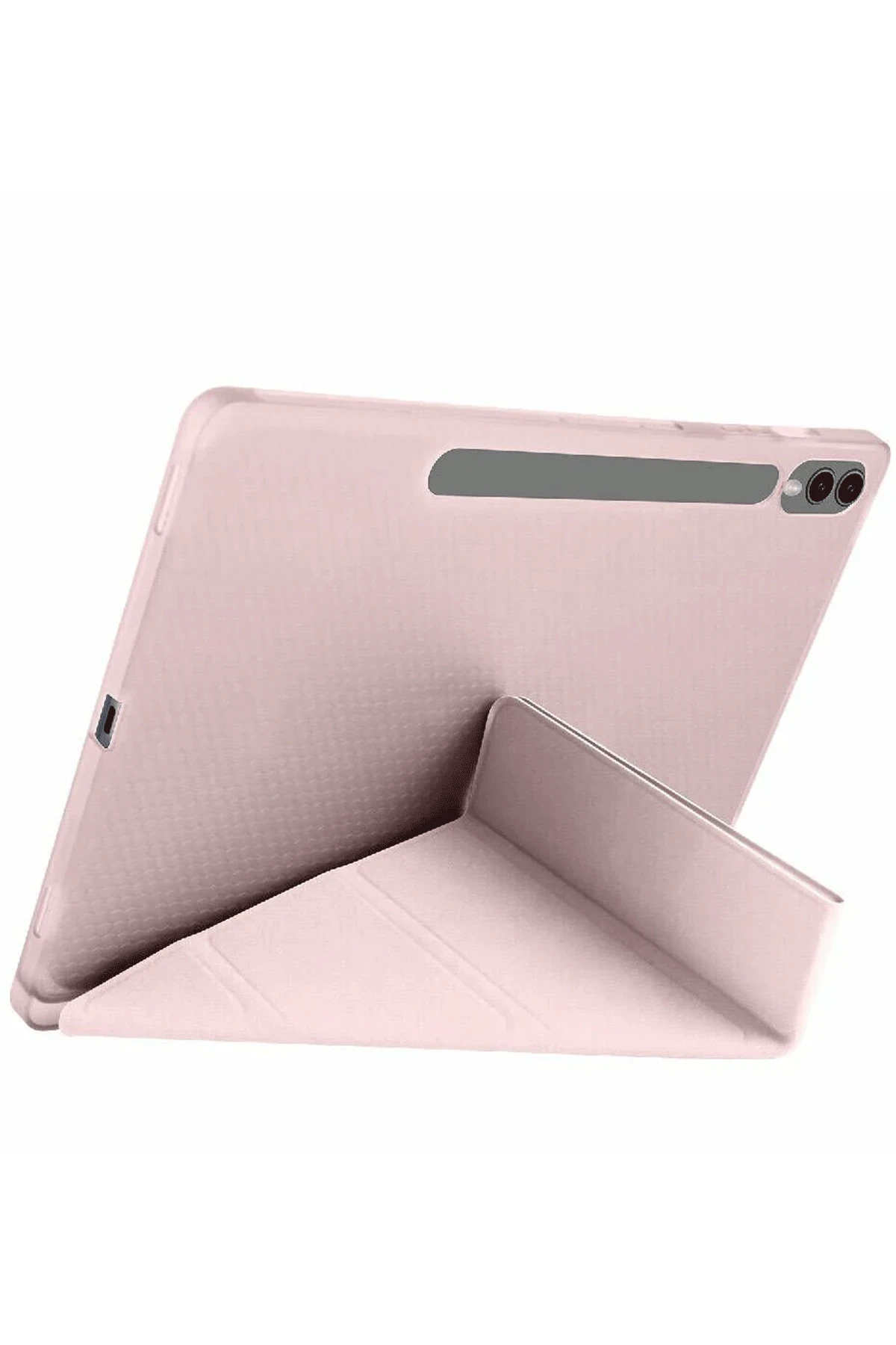 Newface Samsung Galaxy X510 Tab S9 FE 11 Kılıf Kalemlikli Mars Tablet Kılıfı - Rose Gold