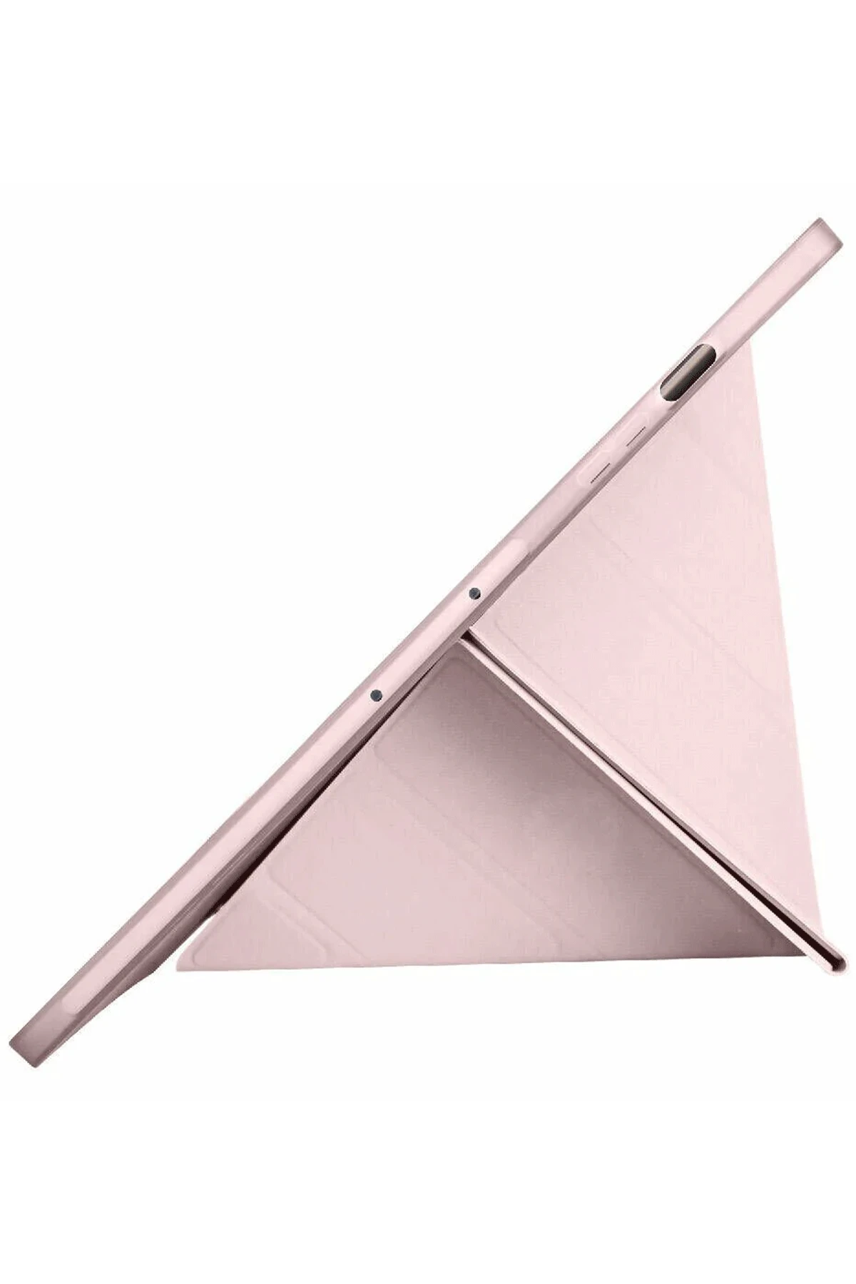 Newface Samsung Galaxy X510 Tab S9 FE 11 Kılıf Kalemlikli Mars Tablet Kılıfı - Rose Gold