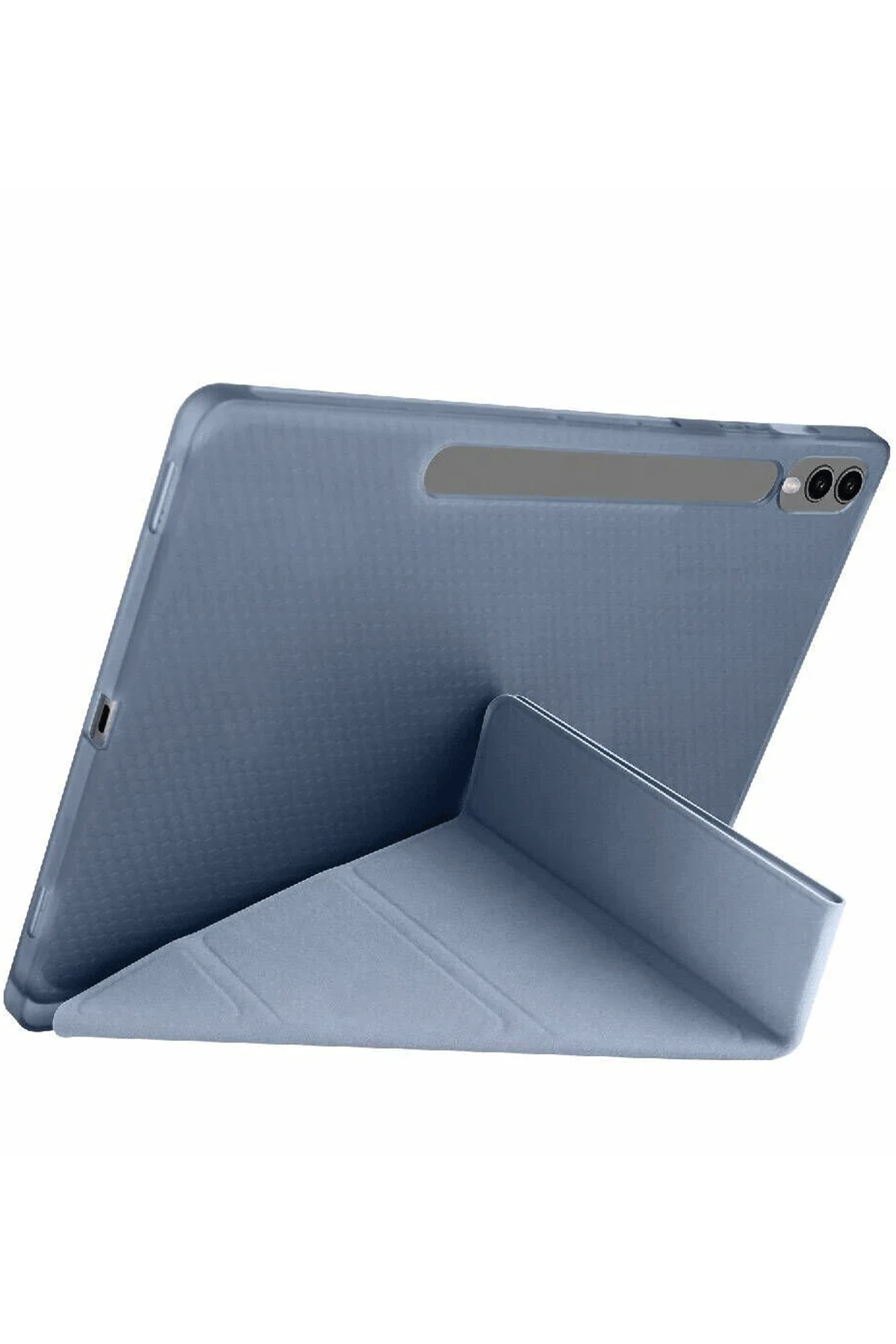 Newface Samsung Galaxy X510 Tab S9 FE 11 Kılıf Kalemlikli Mars Tablet Kılıfı - Lila