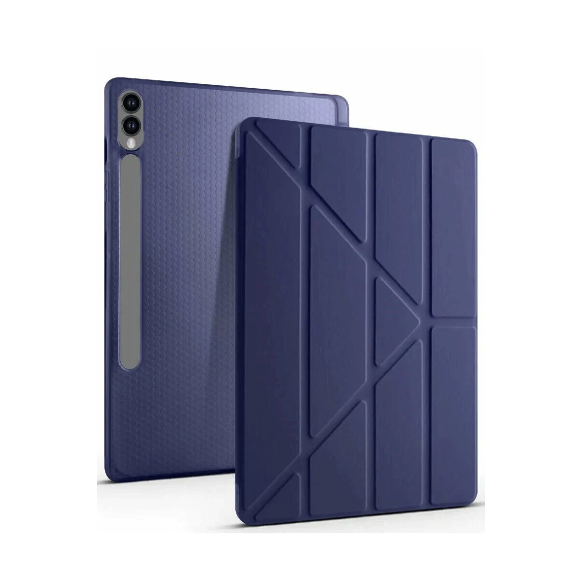 Newface Samsung Galaxy X510 Tab S9 FE 11 Kılıf Kalemlikli Mars Tablet Kılıfı - Lacivert