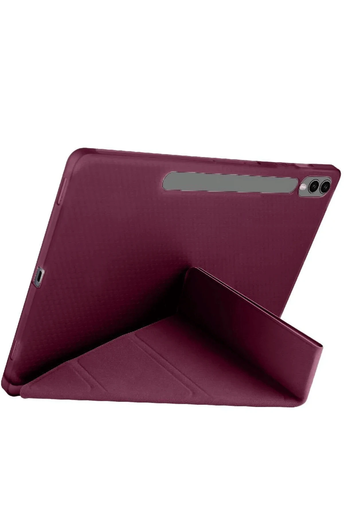 Newface Samsung Galaxy X510 Tab S9 FE 11 Kılıf Kalemlikli Mars Tablet Kılıfı - Mor