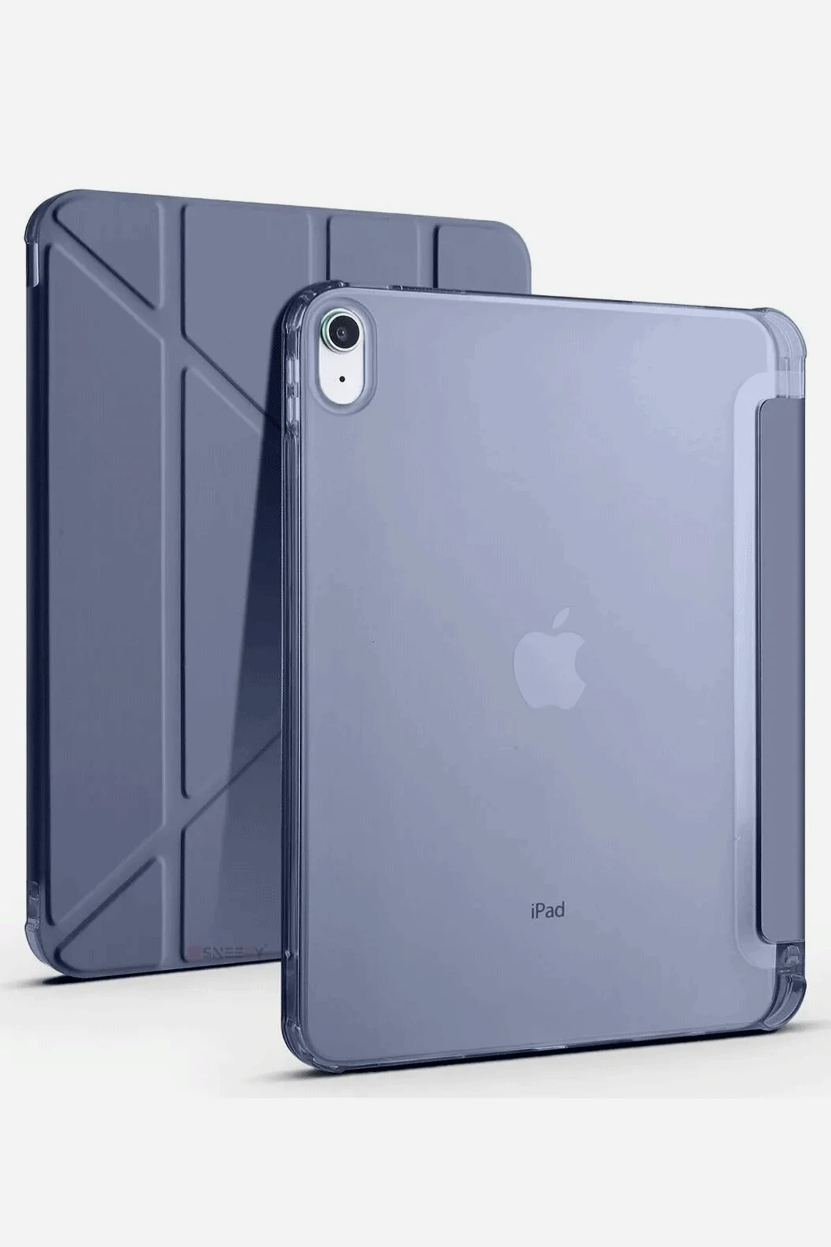Newface iPad 2022 10.9 (10.nesil) Kılıf Kalemlikli Mars Tablet Kılıfı - Lila