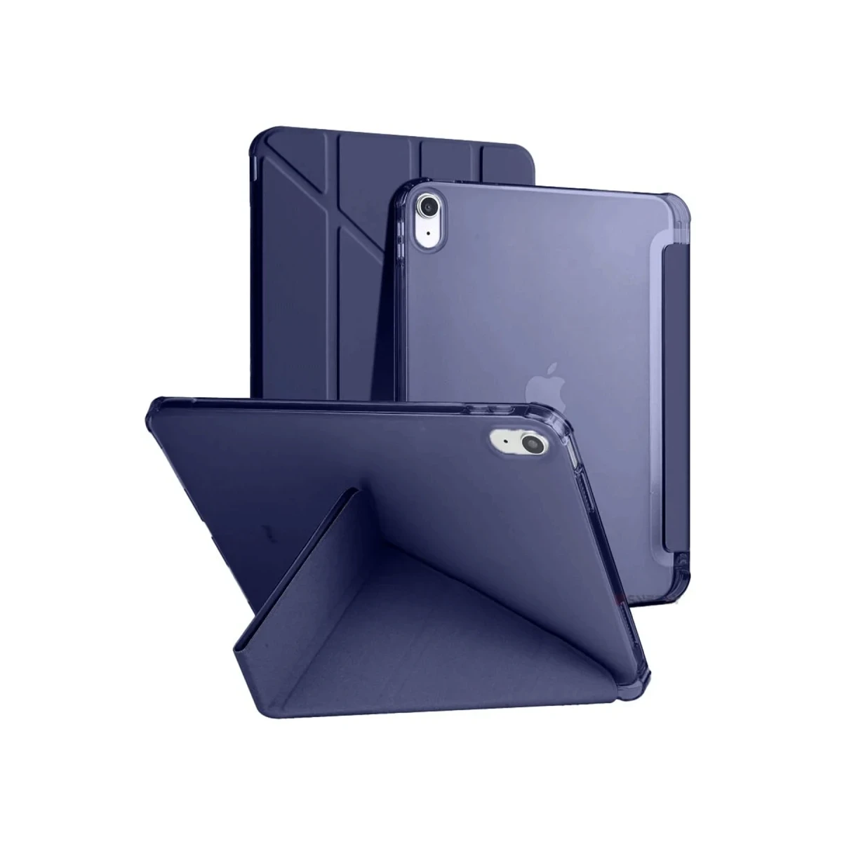 Apple iPad 2025 10.9 10.Nesil (A16) Kılıf Kalemlikli Mars Tablet Kılıfı - Lacivert