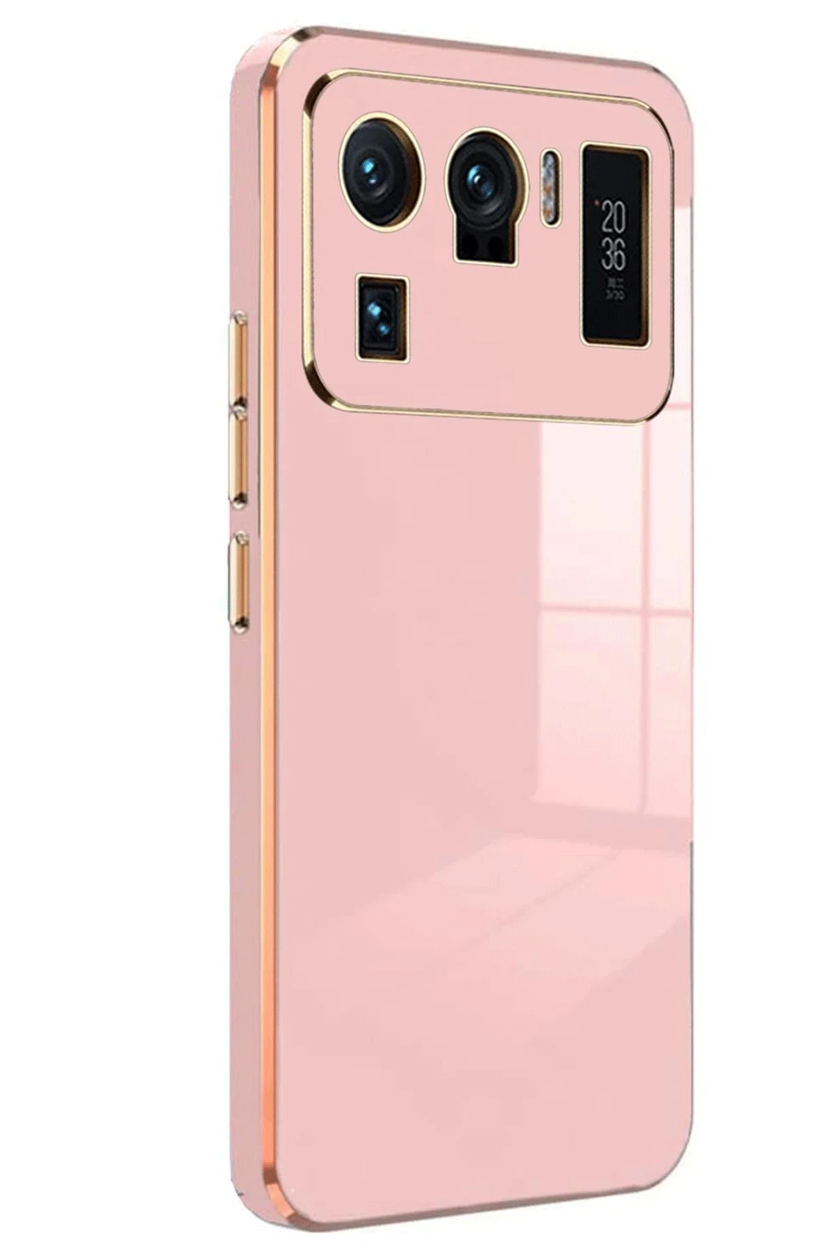 Newface Xiaomi Mi 11 Ultra Kılıf Volet Silikon - Pembe