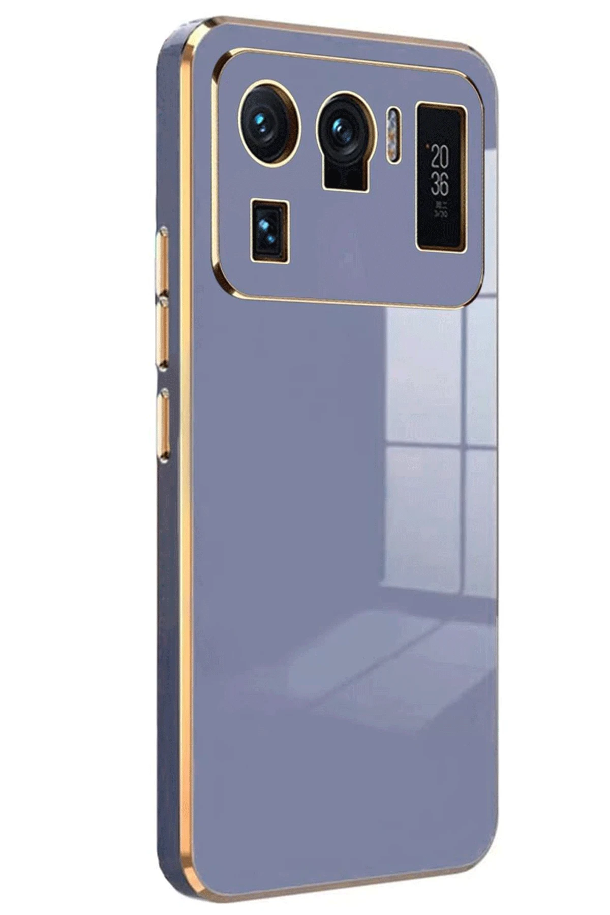 Newface Xiaomi Mi 11 Ultra Kılıf Volet Silikon - Mavi