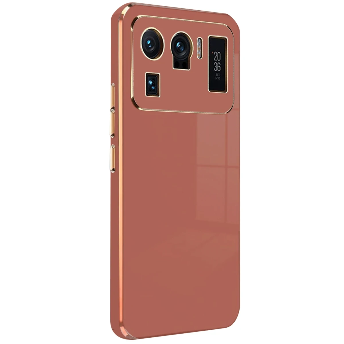 Newface Xiaomi Mi 11 Ultra Kılıf Volet Silikon - Kırmızı