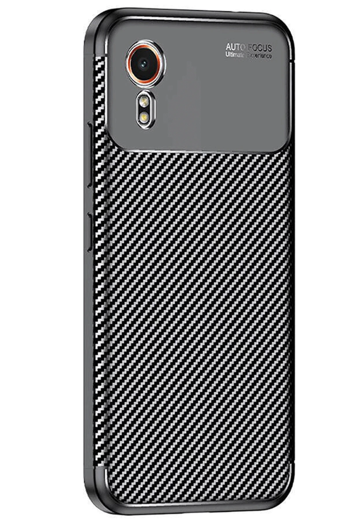 Newface Samsung Galaxy XCover 7 Kılıf Auto Focus Karbon Kapak - Siyah — görsel 2