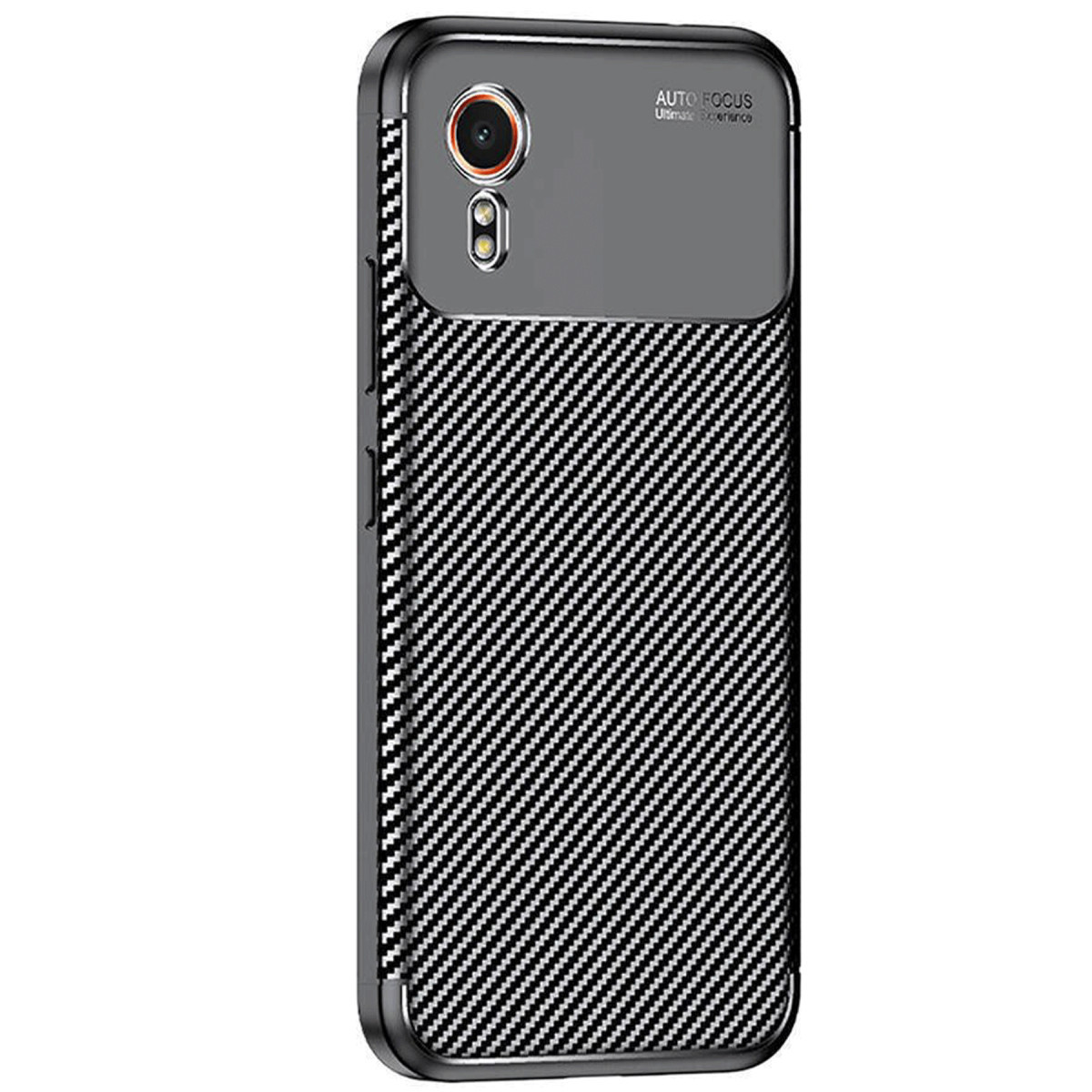 Newface Samsung Galaxy XCover 7 Kılıf Auto Focus Karbon Kapak - Siyah — görsel 10